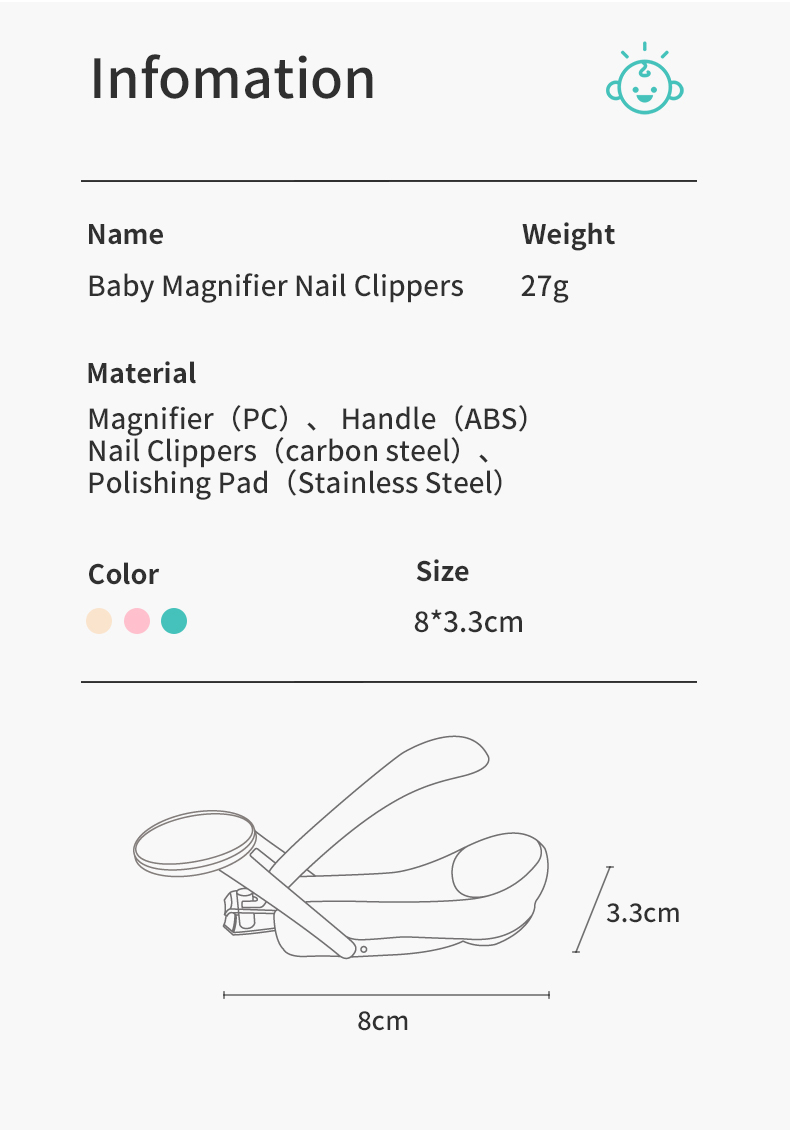 Magnifier Nail Clippers_12 Clippers de ongles de la grandeur_12