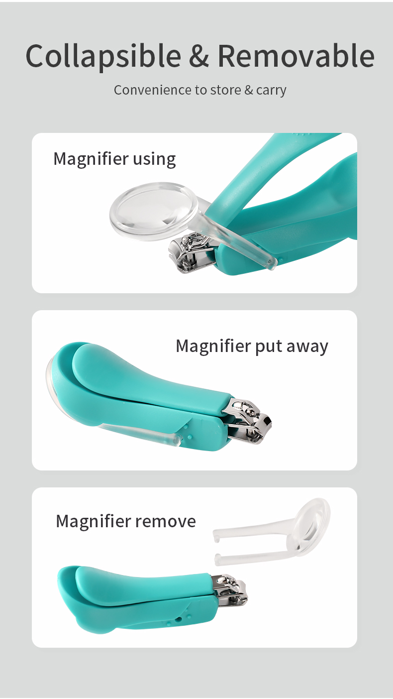 Magnifier Nail Clippers_10 Clippers de ongles de la grandeur_10