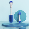 Brosse de bouteille d'alimentation en silicone 3 en 1 