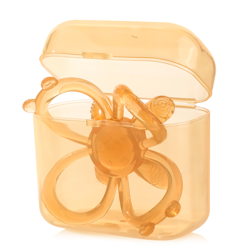 Balle de dentition douce naturelle - jouet sensoriel pour le soulagement du nourrisson