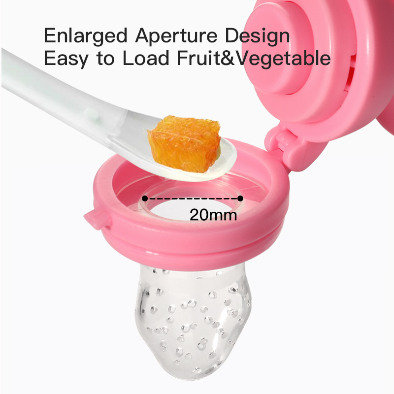 Faisseur de fruits pour bébé propulsion avancée avec silicone sans BPA