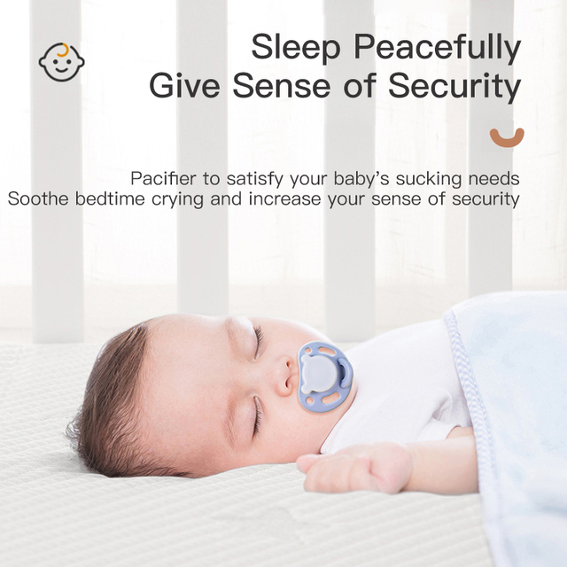 Pacificateur apaisant en silicone de qualité alimentaire léger