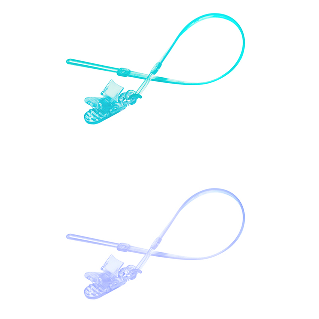 Support de clip de tétine de bébé avec perles de silicone et clip d'alligator - Fabrication sans blap-baisse (0-24m) (0-24M)