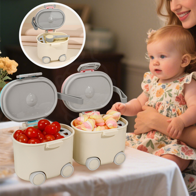 400 ml SAIDAH roues SD8128 Type de récipient de lait de grande capacité portable avec poignée