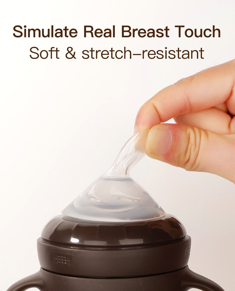 Silicone doux à 360 ° tasse de girouette pour le lait sûr et la consommation d'eau