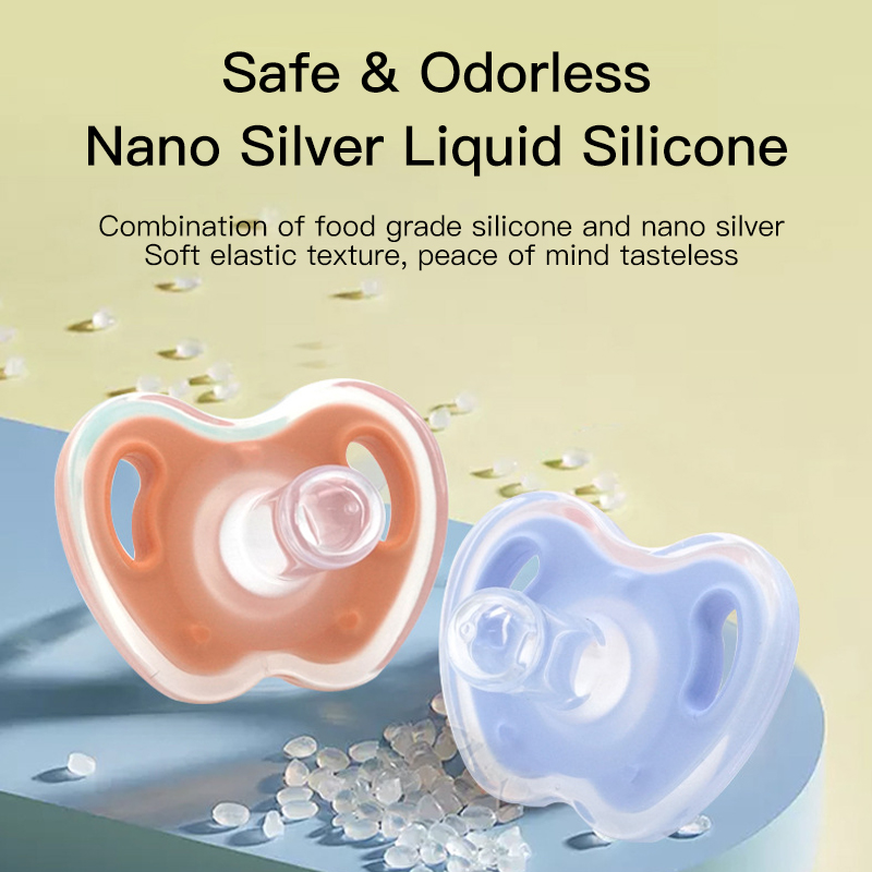 Patification de bébé en silicone naturel doux - confort apaisant jour et nuit