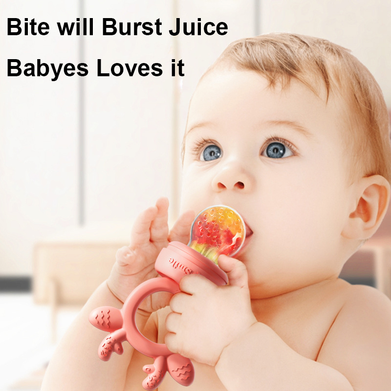 Faisseur de fruits pour bébé en silicone non toxique sans toxique avec conception de cerfs