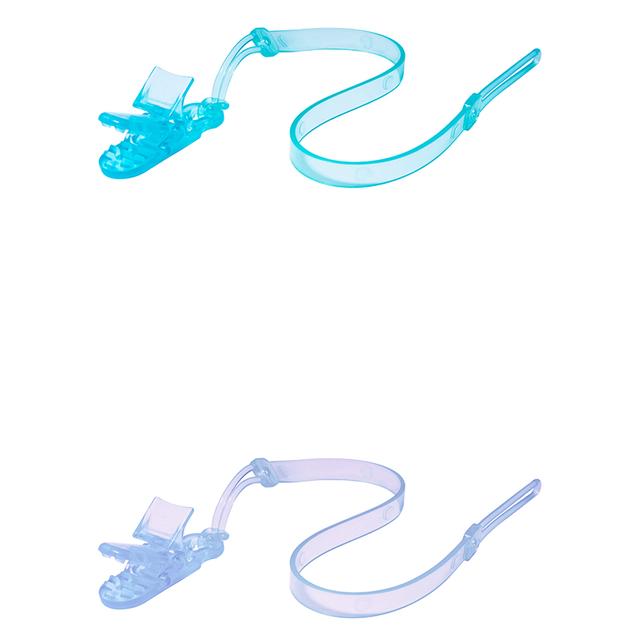 Support de clip de tétine de bébé avec perles de silicone et clip d'alligator - Fabrication sans blap-baisse (0-24m) (0-24M)