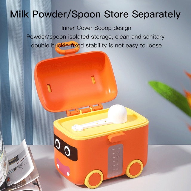 Rangement d'aliments pour bébé en silicone à l'épreuve en silicone et chariot de jouet