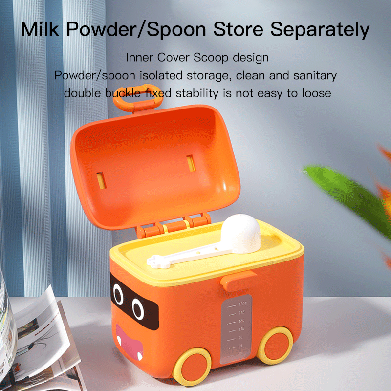 Rangement d'aliments pour bébé en silicone à l'épreuve en silicone et chariot de jouet