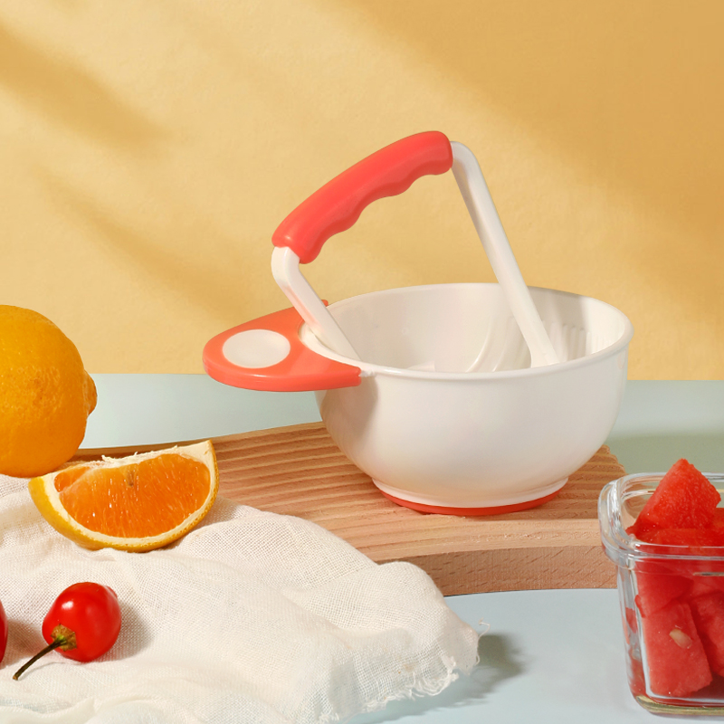 Food pour bébé d'une minute: bol de broyage manuel facile pour les fruits et légumes