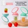 Shark Silicone Baby Fruit Feeder | Silicone liquide de qualité alimentaire sans BPA | Soupche en maille pour l'auto-alimentation sûre | Soulagement et nutrition des dents