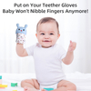 Bébé de dentition mitaines | Gants anti-infiltration en silicone de qualité alimentaire | Gentill Aoth Bunny Design Infant Teether Toy