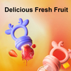 Faisseur de fruits pour bébé en silicone non toxique sans toxique avec conception de cerfs