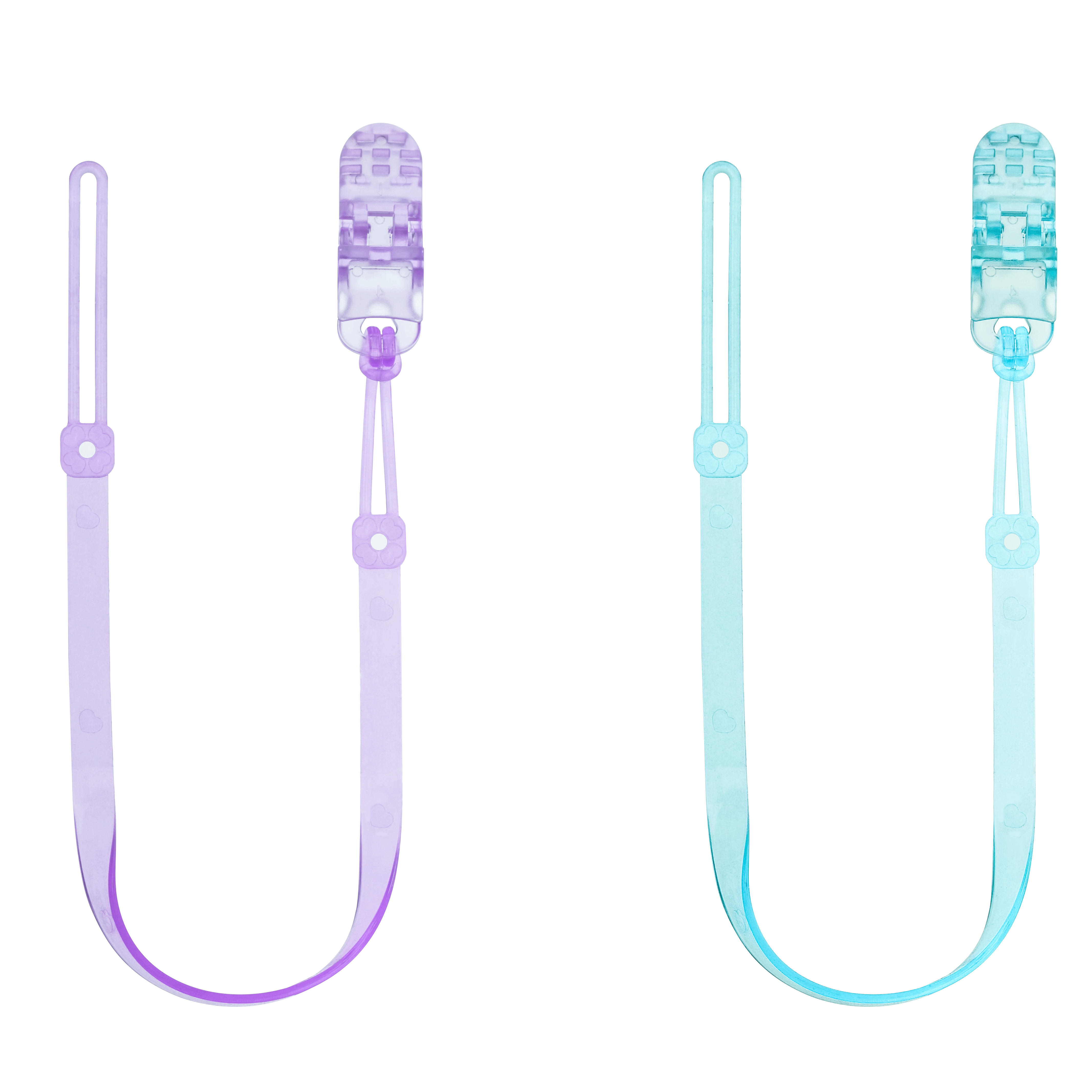 Support de clip de tétine de bébé avec perles de silicone et clip d'alligator - Fabrication sans blap-baisse (0-24m) (0-24M)