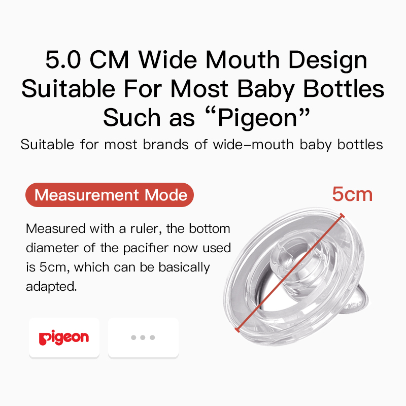 Remplacement des tétines de canard (mamelons) pour les bouteilles de cou à large pigeon (5,0 cm) - Pièces de rechange en biberon