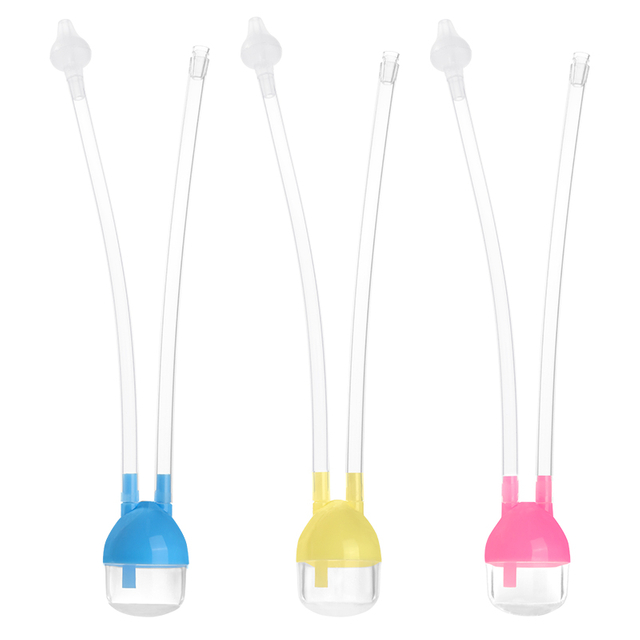 Aspirateur nasal bébé anti-reflux hygiénique doux avec silicone