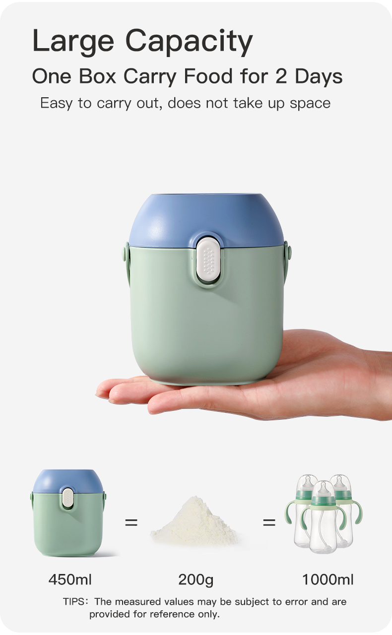 R&eacute;cipient &agrave; lait en poudre