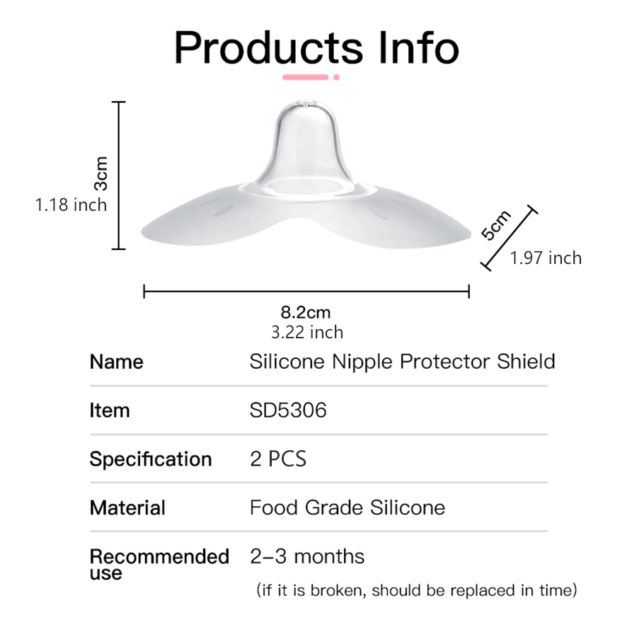 2pcs Set Silicone Cartoon Guet Shape Baby Pacificier Minpple Protecteurs avec boîte PP