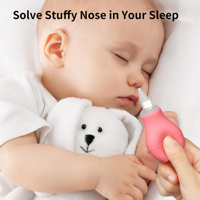 Aspirateur nasal en silicone doux réutilisable