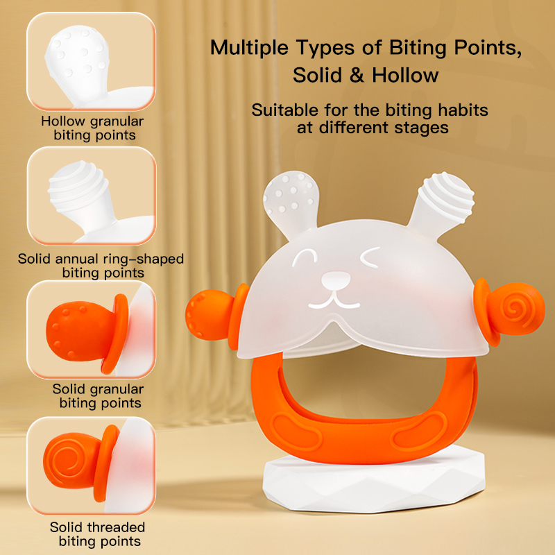 Mignon de lapin en silicone pour les bébés