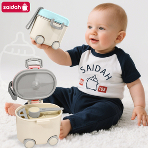 400 ml SAIDAH roues SD8128 Type de récipient de lait de grande capacité portable avec poignée