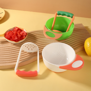 Food pour bébé d'une minute: bol de broyage manuel facile pour les fruits et légumes