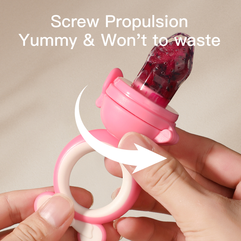 Faisseur de fruits pour bébé propulsion avancée avec silicone sans BPA