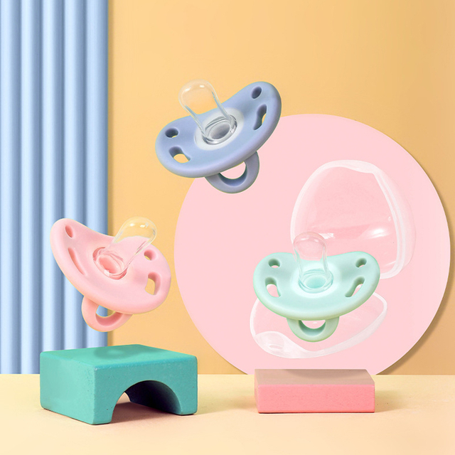 Pacificateur apaisant en silicone de qualité alimentaire léger