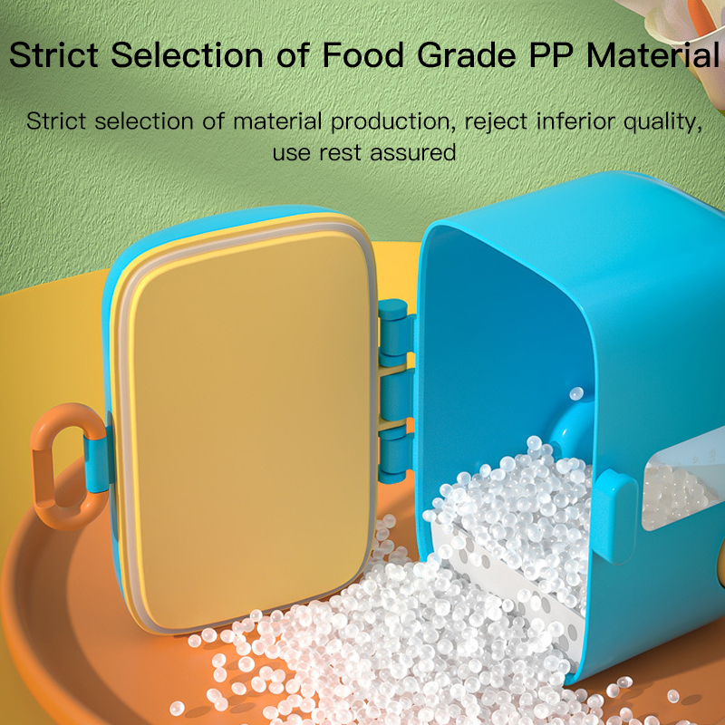 Rangement d'aliments pour bébé en silicone à l'épreuve en silicone et chariot de jouet