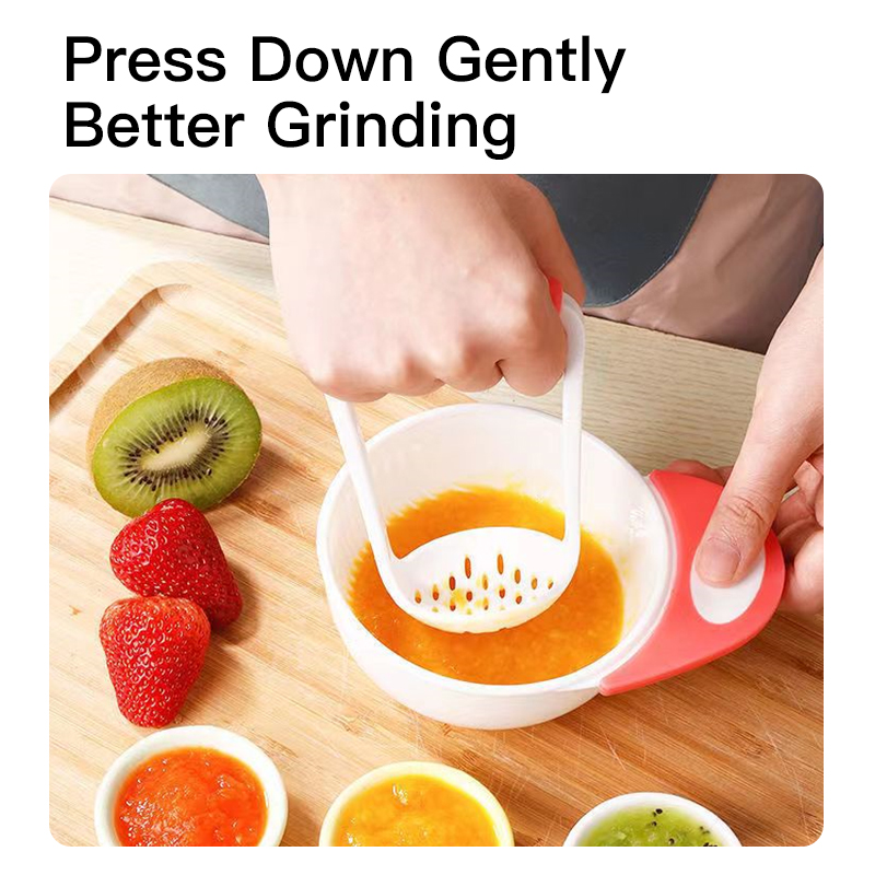 Food pour bébé d'une minute: bol de broyage manuel facile pour les fruits et légumes