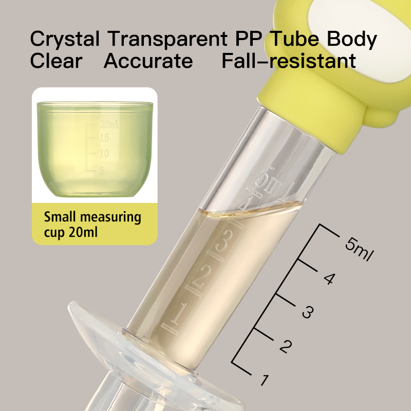 Caricaturé mangeoire en médecine pour bébé en forme de grenouille