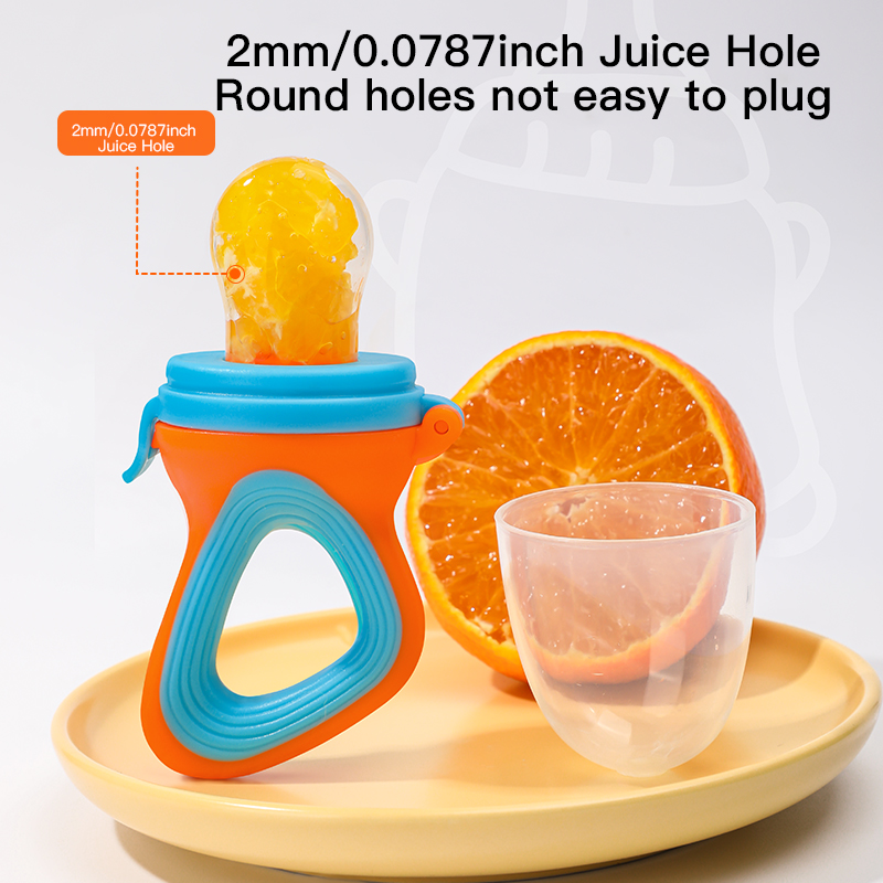 BPA sans BPA Food Grade Liquid Silicone Fruit & Vegetable Ficheur avec sac en maille